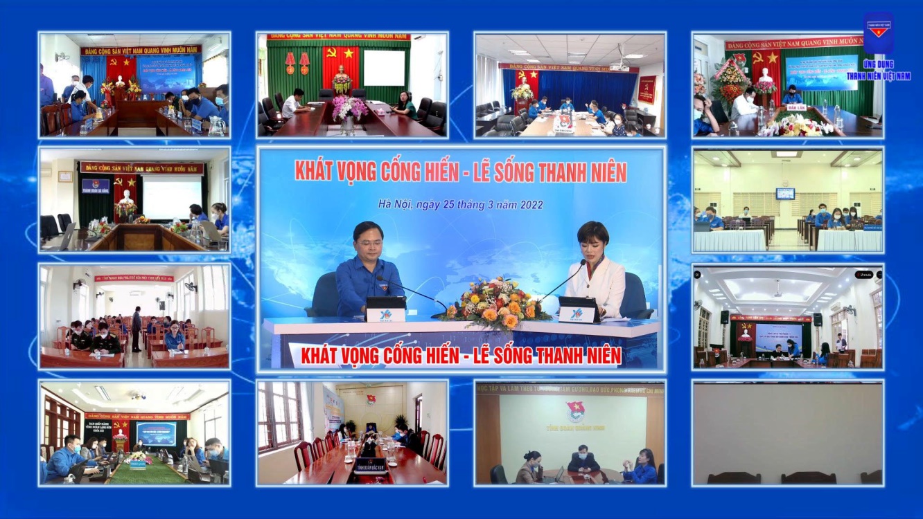 Đối thoại trực tuyến “Khát vọng cống hiến-Lẽ sống thanh niên”