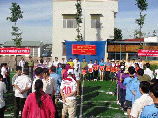 Hoạt động hội thao hàng năm luôn nhận được sự hưởng ứng nhiệt tình của các đơn vị tham gia