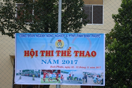 Hội thi thể thao Công đoàn ngành năm 2017
