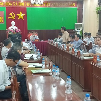 Họp 6 tháng đầu năm 2018 Ban Chỉ đạo Chương trình mục tiêu quốc gia tỉnh