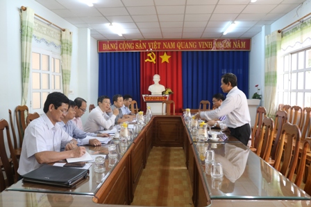 Làm việc với Đoàn Công tác Cục Bảo vệ thực vật