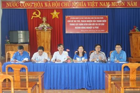 Chương trình gặp mặt, đối thoại giữa Đảng ủy, Lãnh đạo Sở với thanh niên