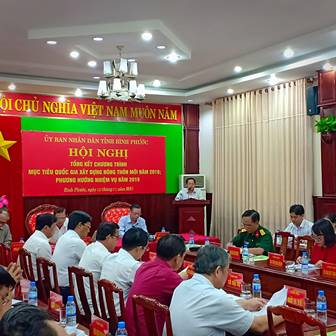 Hội nghị tổng kết Chương trình mục tiêu quốc gia xây dựng nông thôn mới năm 2018