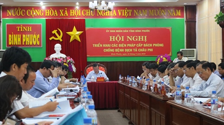 Triển khai các biện pháp cấp bách phòng, chống bệnh dịch tả lợn Châu Phi