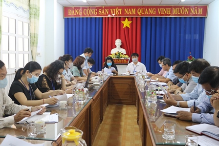 Làm việc với Đoàn Kiểm tra cải cách hành chính