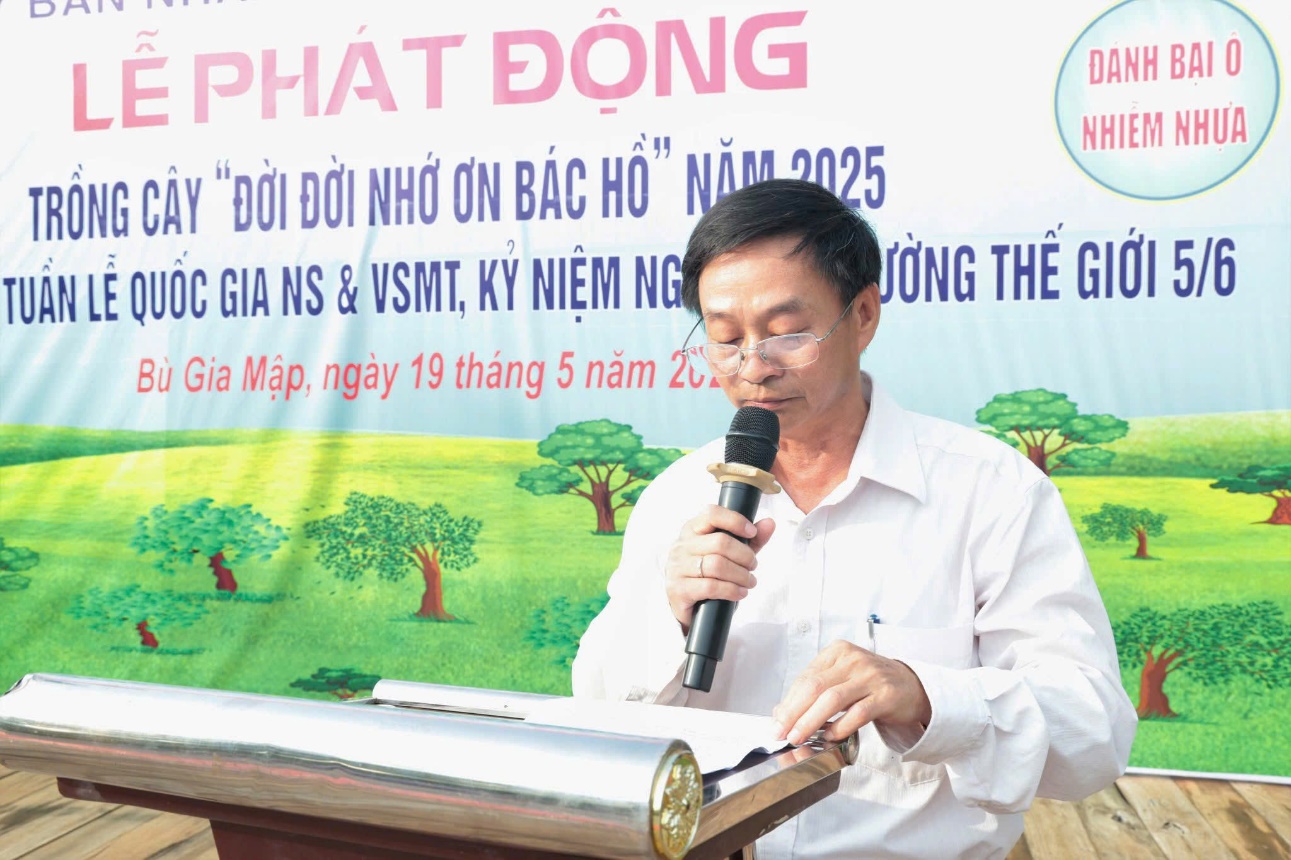 Lễ phát động trồng cây “Đời đời nhớ ơn Bác Hồ” năm 2025 trên địa bàn huyện Bù Gia Mập